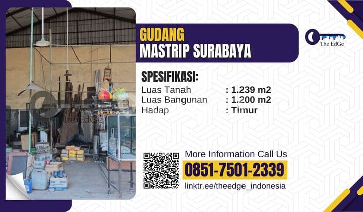 Jual Gudang Mastrip Surabaya - The EdGe