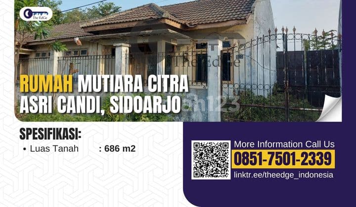 For Sale Mutiara Asri Candi Sidoarjo House, Land Area Price Calculation - The EdGe