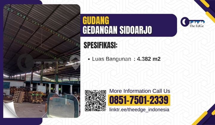 Disewakan Gudang Gedangan Sidoarjo The Edge