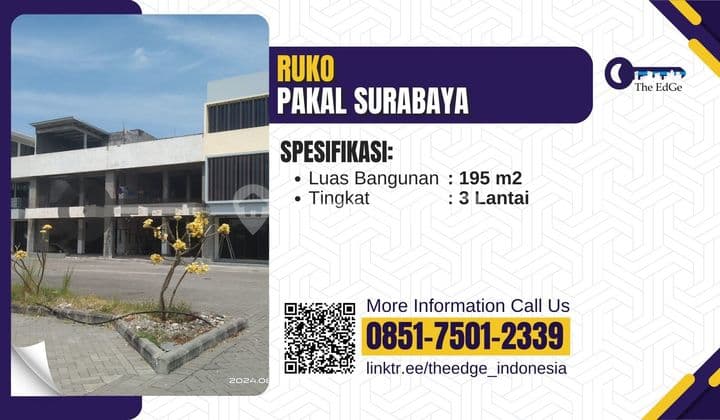 Sewa Ruko Baru Pakal Ada Lift Barang Surabaya The Edge