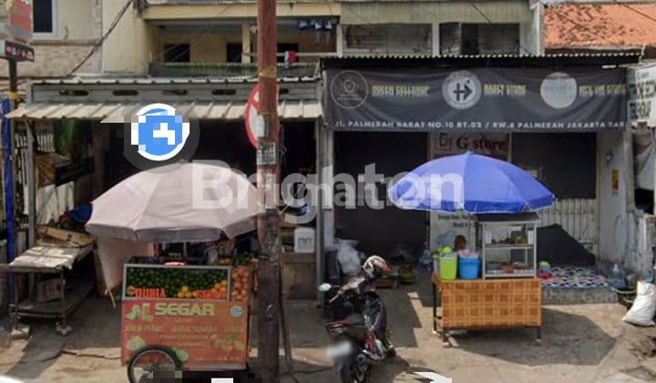 House on the Main Road Below NJOP Land on Palmerah Barat Main Road