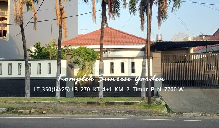 Rumah Asri Nyaman Area Prestisiu Komplek Sunrise Garden Kedoya Utara Jakarta Barat