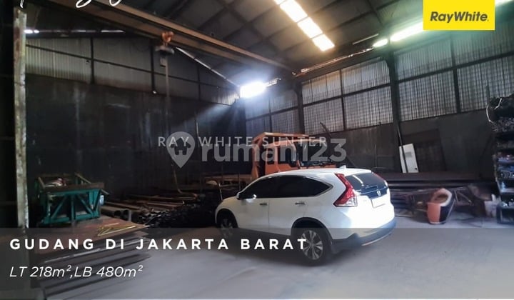 Gudang Murah Pinggirjalan 218 M2 - Jakarta Barat