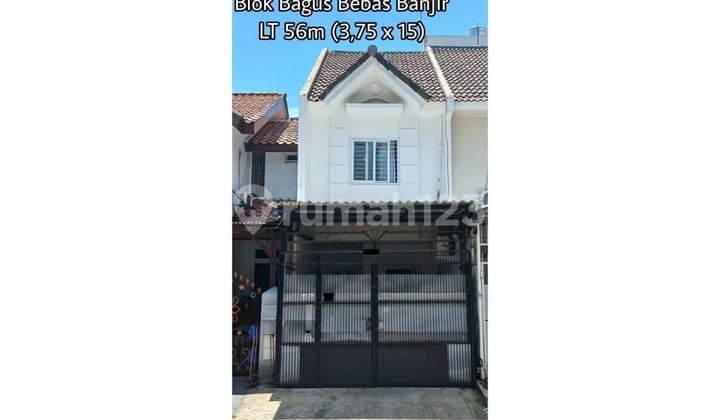 Di Jual rumah di Taman palem lestari Depan Taman Parkir Mobil Luas