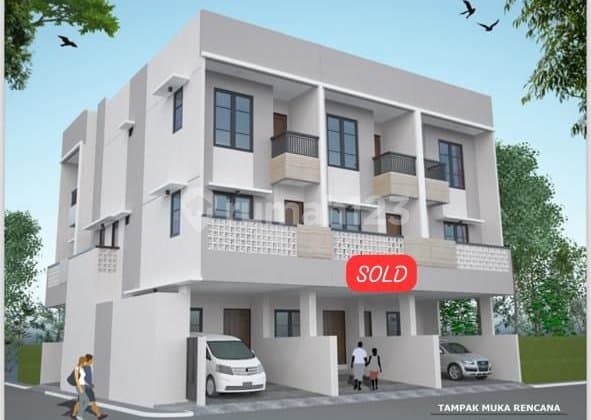 Dijual Rumah Brand New di Taman Ratu 3 Lantai