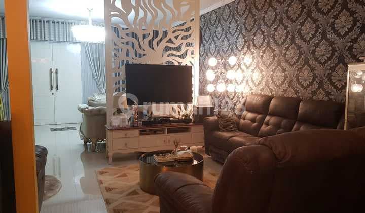 Rumah Renov Semi Furnished Siap Huni Lebar 8 dekat Pos Satpam Cluster Acacia @ Summarecon Bekasi