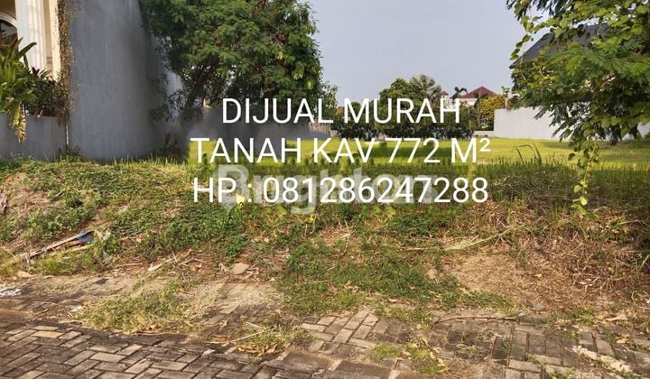 Tanah Kav murah di Kemang Pratama Regency