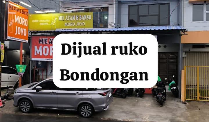 Dijual Ruko di Bondongan Bogor Selatan Lokasi Komersil