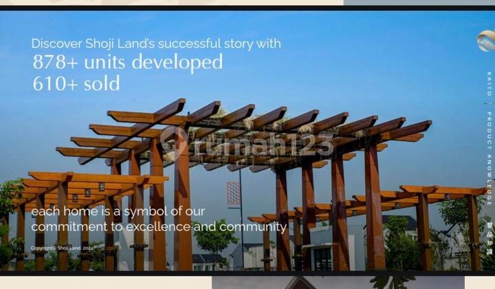 Kaito House By Shoji Land, Candi Sidoarjo, Rumah Baru 3 Lantai Di Perumahan Shojiland , Candi - Sidoarjo, Cluster Kaito House.