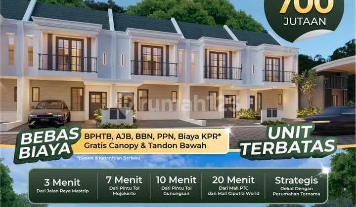 Taman Zivva Kemlaten Surabaya, Rumah Baru 1Lt dan 2Lt Lokasi Real Surabaya, Harga Terjangkau