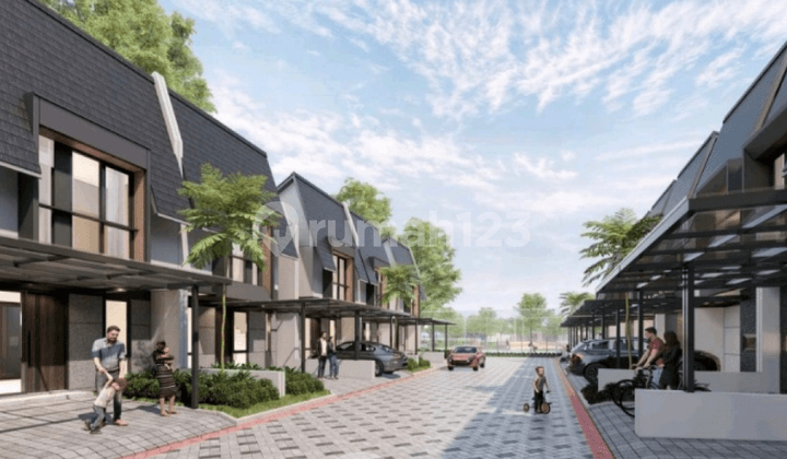Teraland By Chalidana , Rumah Minimalis Modern 1Lt & 2Lt di Menganti Gresik, Lokasi Strategis Mepet Surabaya