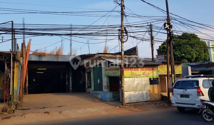 Rumah Strategis Dijual Pinggir Jalan Utama Lubang Buaya Halim Taman Mini Jakarta Timur