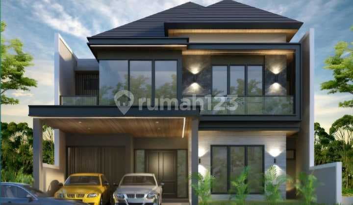 Rumah Mewah Citraland Waterfront Ciamik Gress Modern, Surabaya Barat