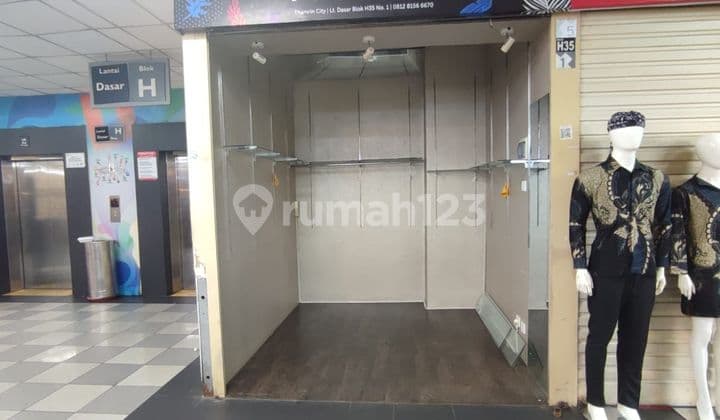 Dijual Murah Kios di Pusat Perbelanjaan Thamrin City Dengan Posisi Strategis di Lantai Dasar Dekat Lift Kondisi Tersewa