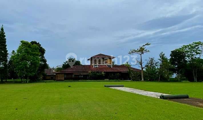 Super Murah Tanah Datar Luas Bonus Vila Kayu Cantik View Gunung Gede Pangrango di Kawasan Pasir Kalong Mega Mendung