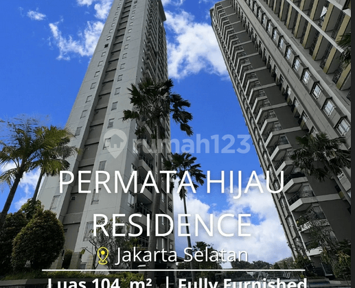 Disewakan Apartment 3 BR Furnished di Permata Hijau Residences