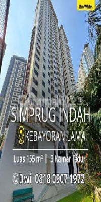 Apartemen Simprug Indah 3 Kamar Tidur Semi Furnished