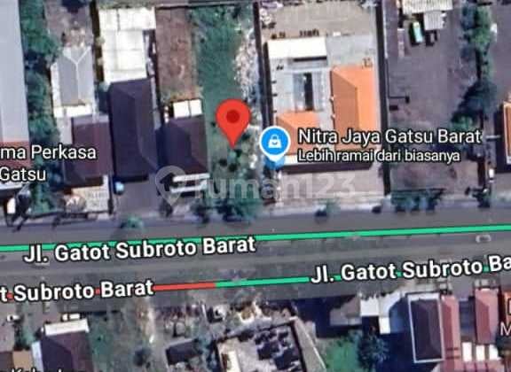 Prime Strategic Land on West Gatot Subroto Main Road, Denpasar, Affordable