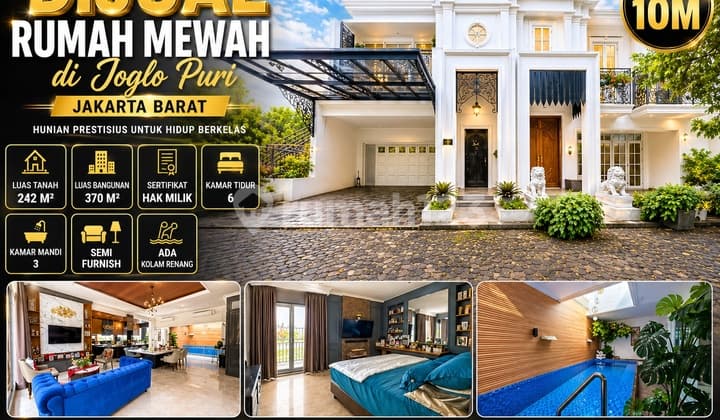 Semi-Furnished Luxury Cluster House 242 Sqm for Sale in Joglo