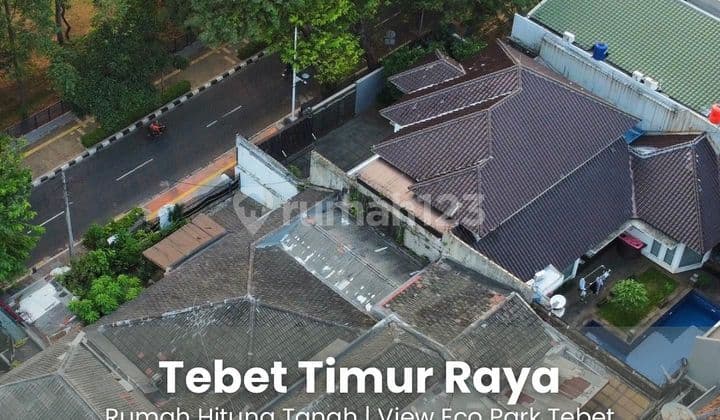Tempat Usaha Potensial 661 M2 Akses Jalan Utama di Tebet Timur Raya View Taman Ecopark