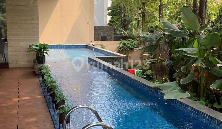 Dijual Rumah 3lt Simprug Golf Dengan Kolam Renang Siap Huni Shm Bagus (tante)