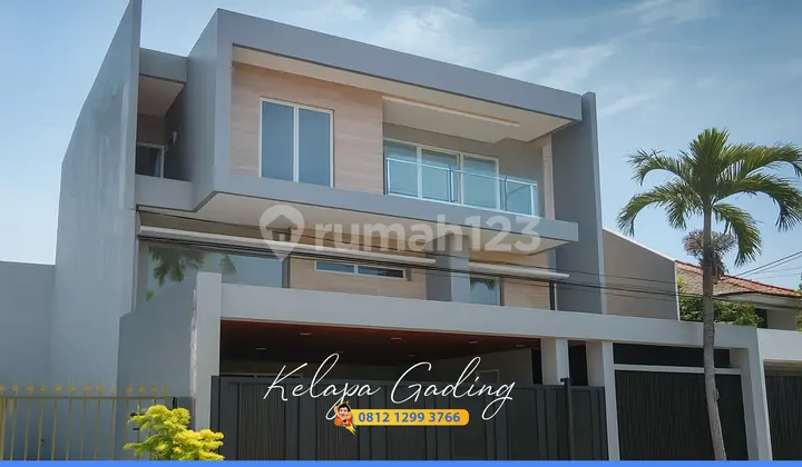 Rumah Baru Minimalis Janur Elok Kelapa Gading 3 Lantai
