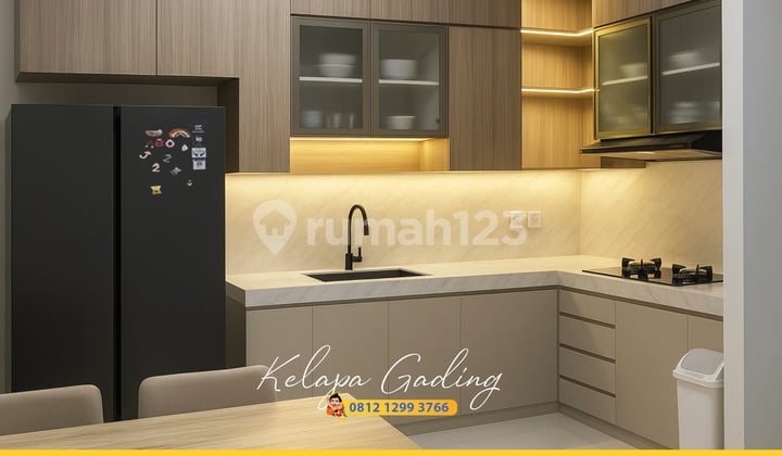 Rumah Cantik 2 Lantai Kelapa Gading Hibrida