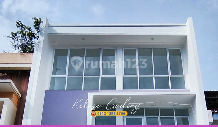 Baguss!! Rumah Baru 3 Lantai Konsep Minimalis Kelapa Gading Hibrida