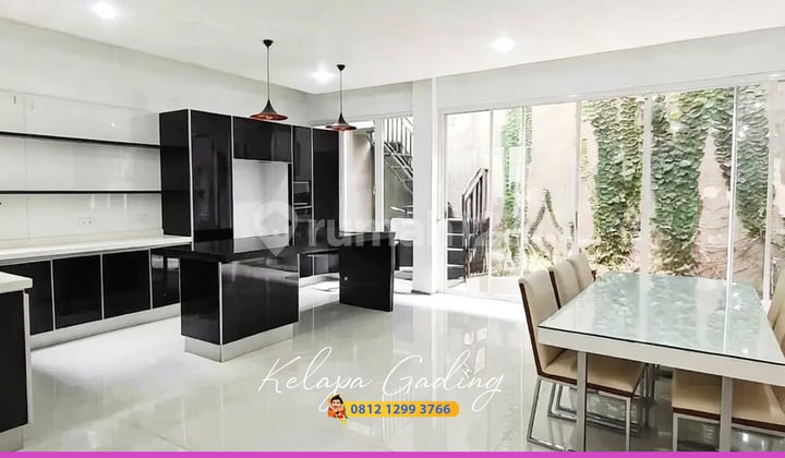 Rumah Modern Minimalis Kelapa Gading 3,5 Lantai