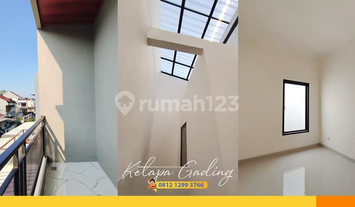 Rumah Baru + Fre Kitchen Set di Kelapa Gading 2 Lantai