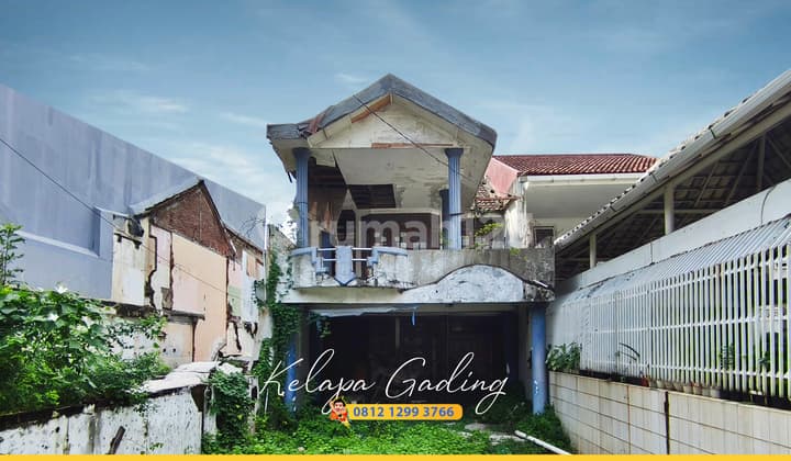 Rumah Hitung Tanah di Kelapa Gading Jalan Utama