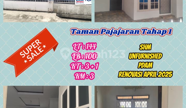 Cepat Amankan! Rumah Strategis Taman Pajajaran Renov 2025