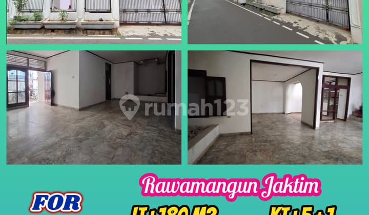 Rumah Keluarga Nyaman di Kawasan Favorit Rawamangun