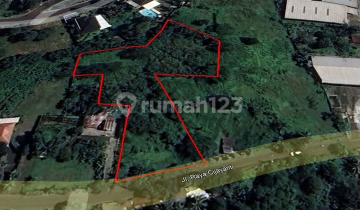 Dijual tanah view pegunungan di dekat Sentul City Bogor