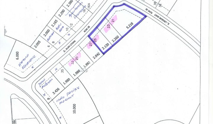 Disewa Tanah Commercial 3186 m2 Jl Lingkar Barat Alam Sutera tangerang Sun