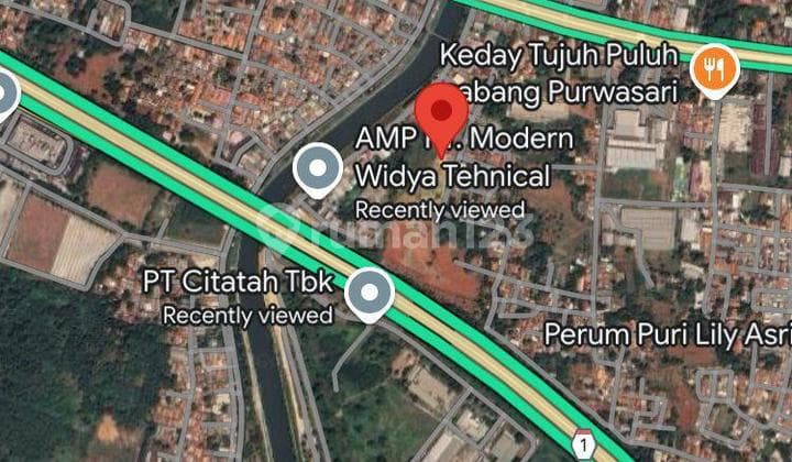 Dijual Tanah 35000 m2 Arteri Kerawang Timur, Cikampek , Jawa Barat 6 km Belakang Pintu Toll Cikampek Can