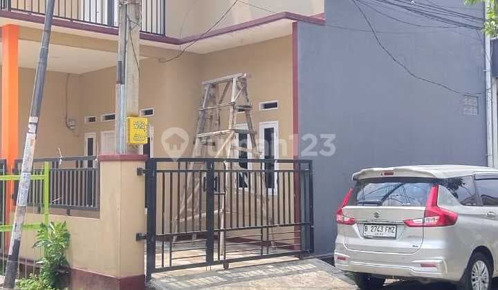 Rumah Hook 2 Lantai Termurah Siap Huni Bebas Banjir Di Perumahan Pondok Ungu Permai,pondok Ungu,bekasi