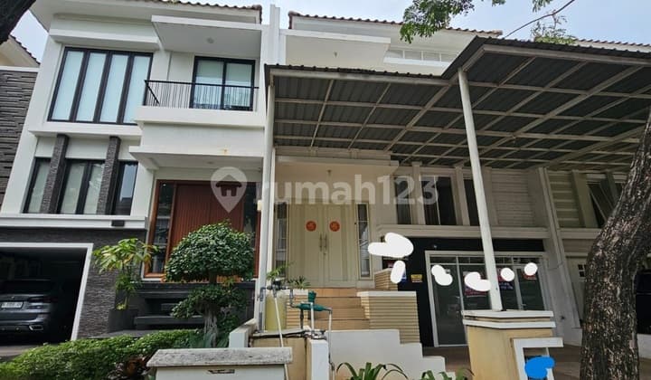 DISEWA RUMAH PIK CROWN GOLF BOULEVARD uk 8x33 m2 belakang view golf