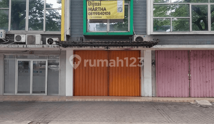 Ruko di Pasar Modern Mutiara, Karawaci, Hadap Jalan 2 Lantai 115 M HGB Bagus