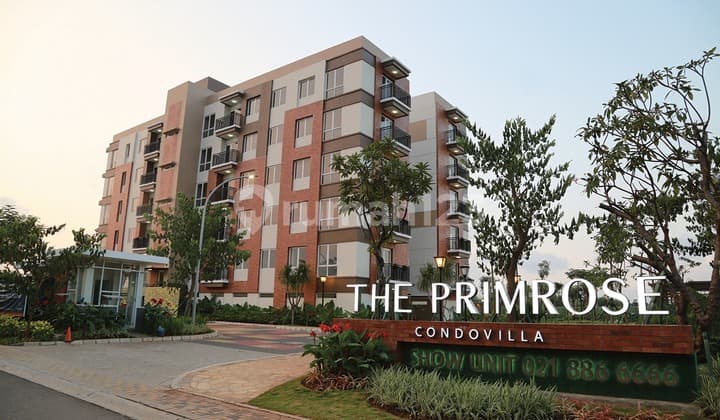 Jual Cepat Harga Bagus Tipe 3+1Kamar Tidur di Primrose Condovilla View Taman Dekat Summarecon Mal Bekasi dan Akses Tol Bekasi Barat