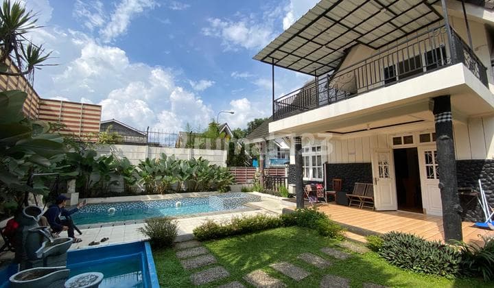 Murah Villa Siap Huni Ada Kolam Renang Di Kota Bunga Puncak