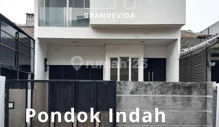 Rumah 2 Lantai Siap Huni Di Pondok Indah Hitung Tanah