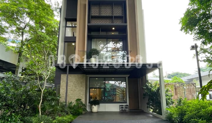 Dijual Rumah Full Furnished 3 Lantai Rooftop Tanakayu Vasya BSD