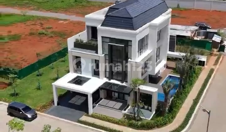 Rumah 3 Lantai Full Marmer Cluster Mewah BSD Tangerang