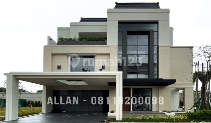 Rumah Baru Mewah Full Marmer Sebrang Zora BSD Serpong Tangerang