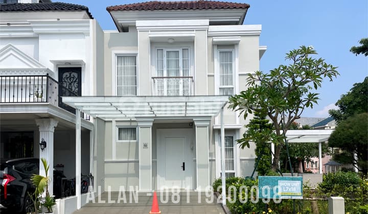 Dijual Rumah Hoek Full Furnish Siap Huni Cluster Alicante Serpong
