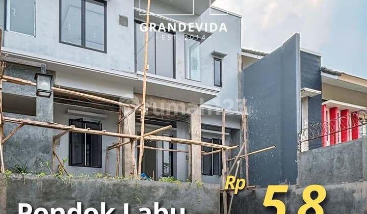 Rumah Baru Dalam Perumahan 3 Lantai Dipondok Labu Jakarya Selatan