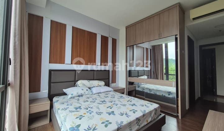 Disewakan Appartemen BSD View Asri Taman Marigold Navapark 2 Kamar Furnished Cakep