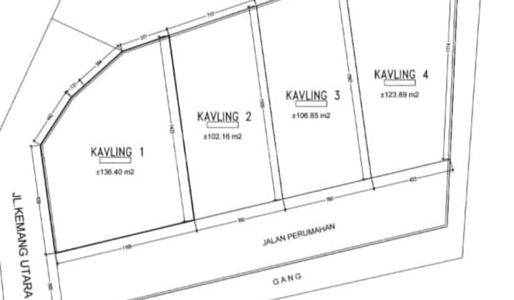 Best Deal Kemang! Tanah 632M Dijual Harga Istimewa bisa Kavling!