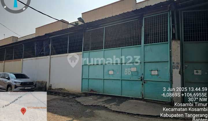 Gudang 750M2 Murahhh Pergudangan Ocean Park Kosambi Timur Kab Tangerang